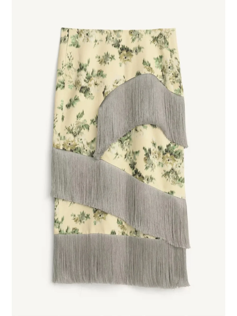 NWT Zara limited edition floral fringe skirt - Picture 5 of 7